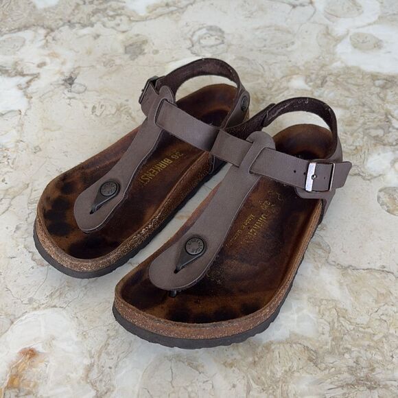 Birkenstock Birko-Flor Birkibuc Sandals - Stone Gray - Picture 2 of 14